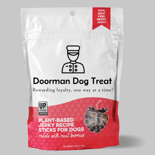 Doorman Dog Treat – Plant Based Jerky Recipe Sticks For Dogs